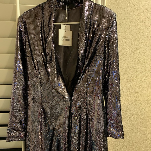 Missguided Sequin Blazer Dress - Picture 3 of 6